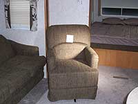 SWIVEL CHAIR IN LIVING ROOM